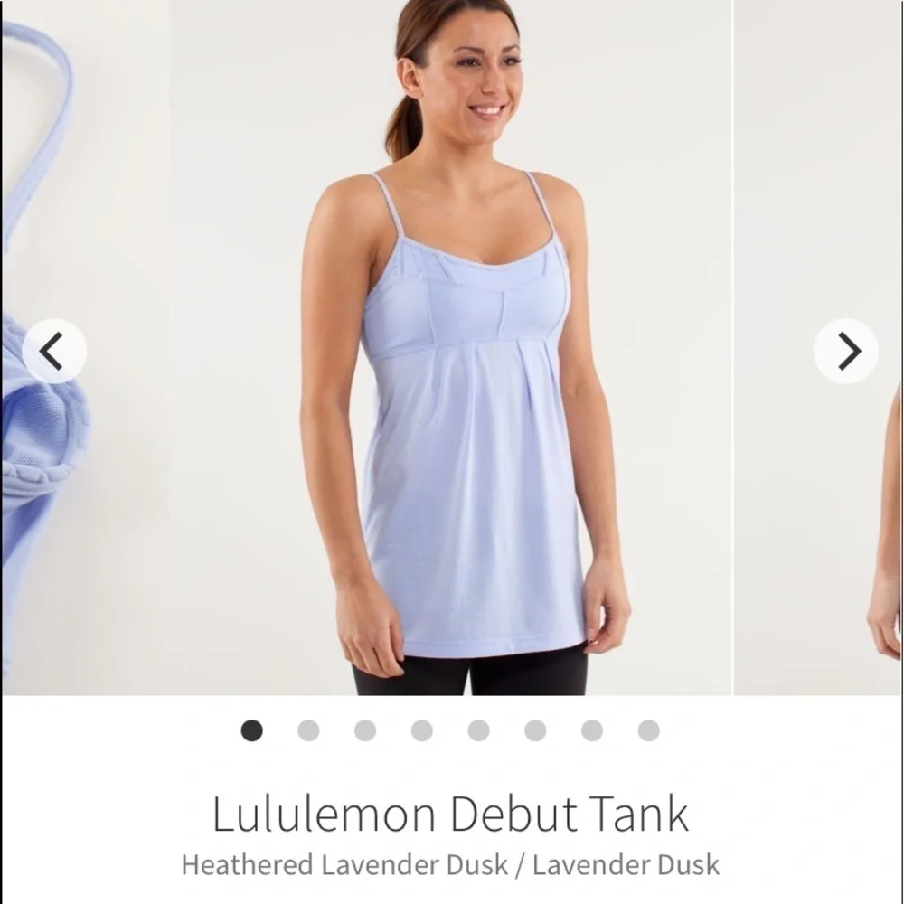 Lululemon Debut Tank, sz 4, lavender